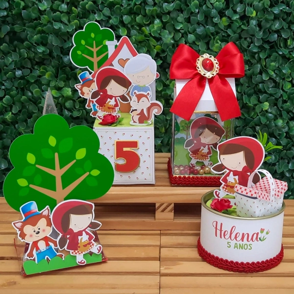 Kit Chapeuzinho Vermelho Premium (20 peças)