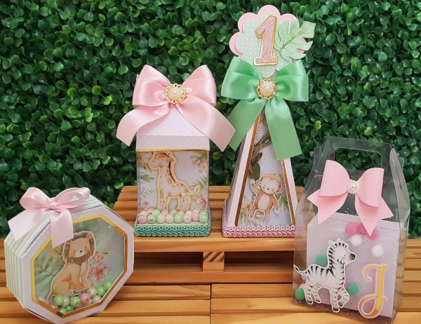 Kit Safari Rosa Premium (20 peças)