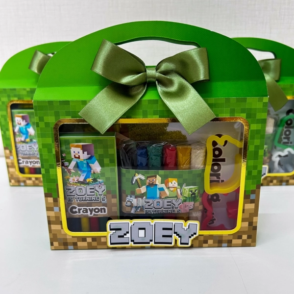 Kit Diversão na Maletinha Minecraft