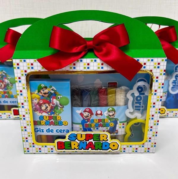 Kit Diversão na Maletinha Super Mario