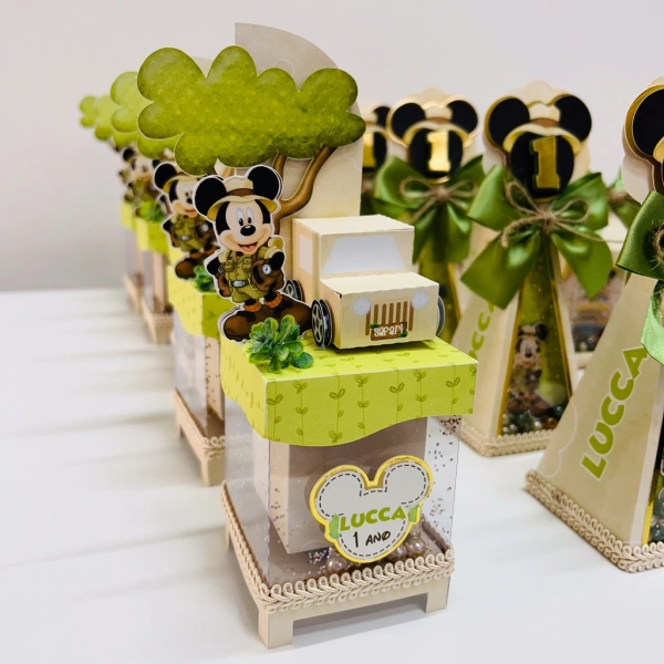 Kit Safari do Mickey Premium (20 peças)